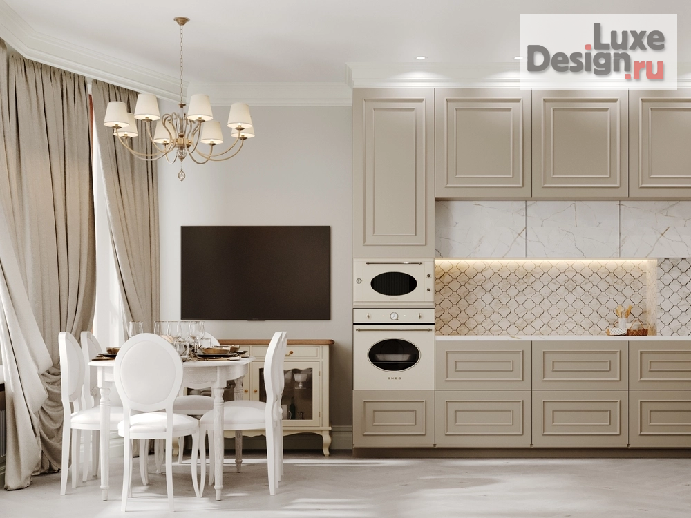 Дизайн интерьера четырехкомнатной квартиры "ЖК ID Московский" (фото 14)