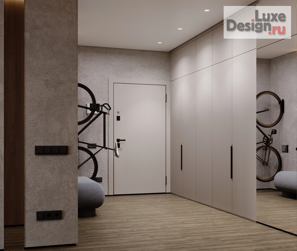 Дизайн интерьера однокомнатной квартиры "С бетонным характером" (фото 6)