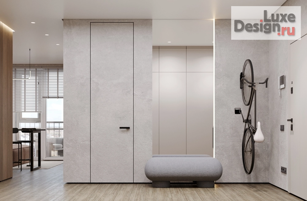 Дизайн интерьера однокомнатной квартиры "С бетонным характером" (фото 7)