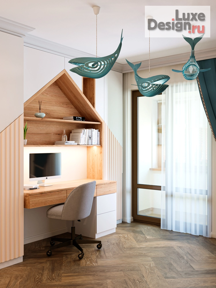Дизайн интерьера трехкомнатной квартиры "Волшебные миры на Дачном проспекте" (фото 15) от дизайнера ETO LEGKO Дизайн интерьера трехкомнатной квартиры "Волшебные миры на Дачном проспекте" (фото 15)