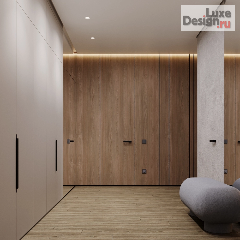 Дизайн интерьера однокомнатной квартиры "С бетонным характером" (фото 8)