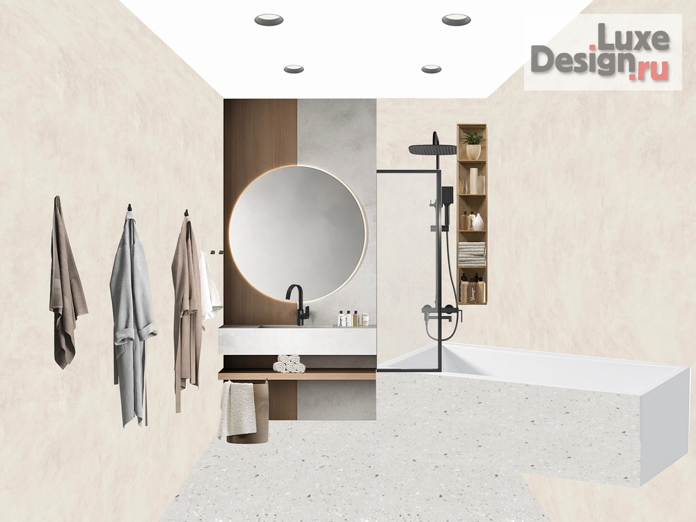 Дизайн интерьера трехкомнатной квартиры "Дизайн проект квартиры " (фото 8)