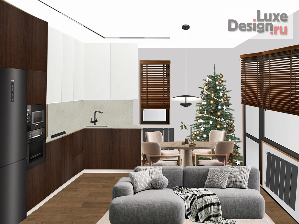 Дизайн интерьера трехкомнатной квартиры "Дизайн проект квартиры " (фото 1)