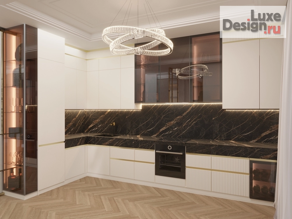 Дизайн интерьера трехкомнатной квартиры "NEOCLASSICA" (фото 2)