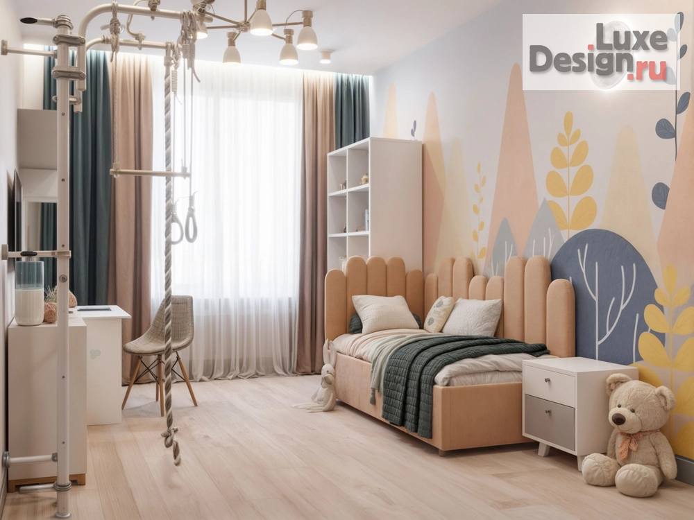 Дизайн интерьера трехкомнатной квартиры "Дизайн-проект квартиры в ЖК Дружный 3, г. Барнаул" (фото 6)