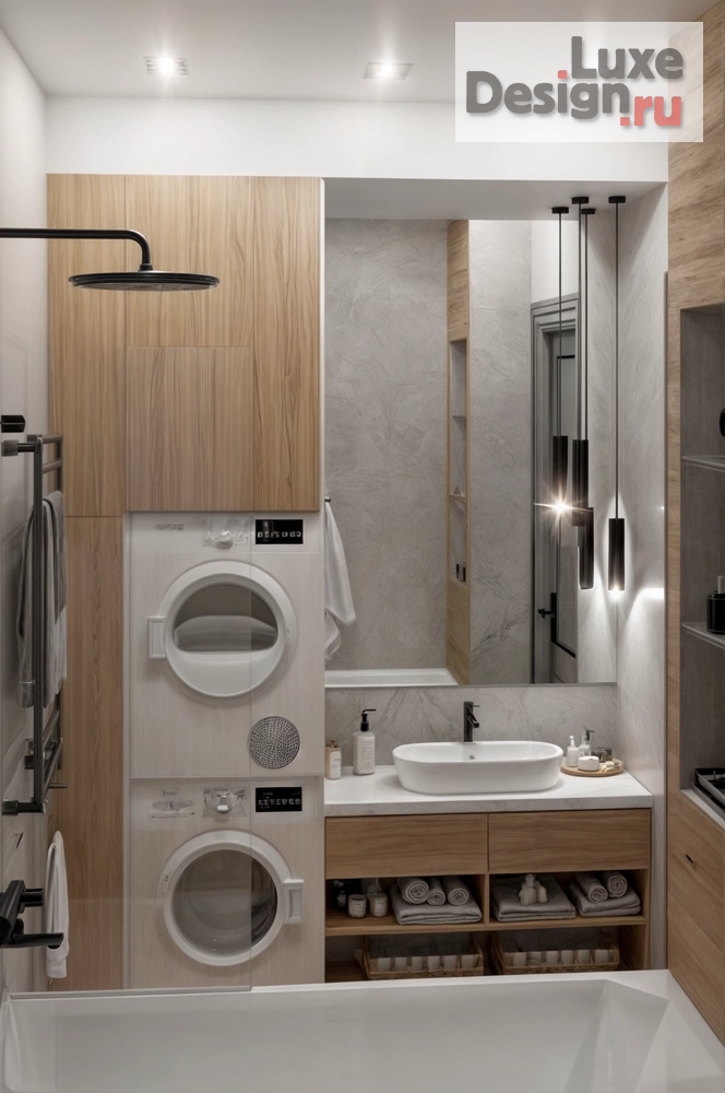 Дизайн интерьера трехкомнатной квартиры "Дизайн-проект квартиры в ЖК Дружный 3, г. Барнаул" (фото 9)