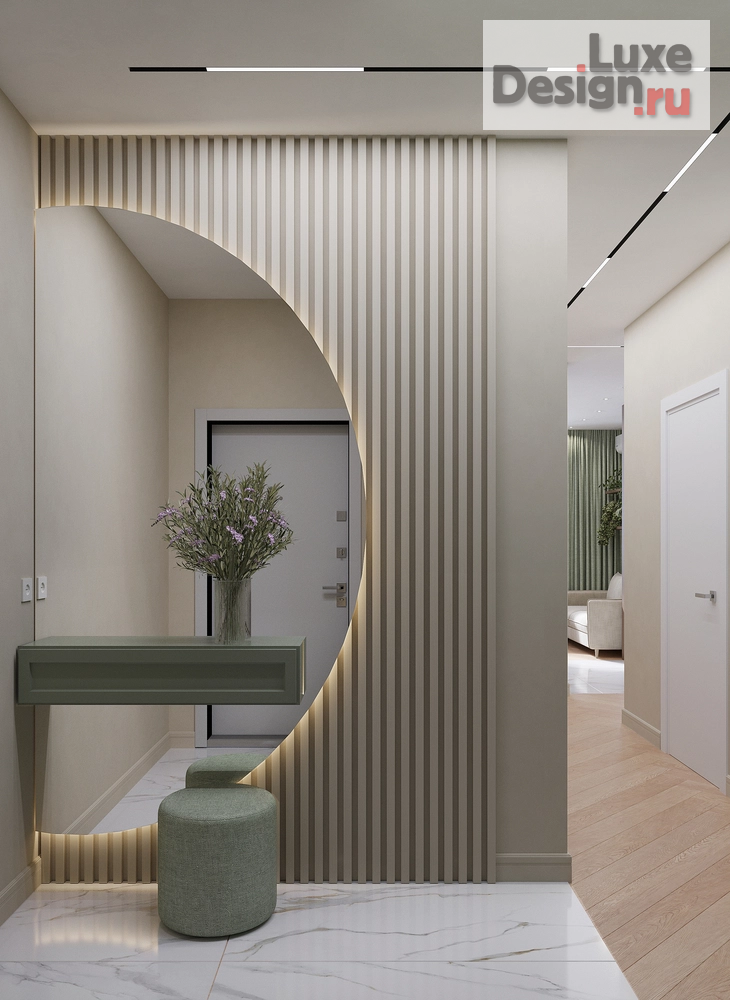 Дизайн интерьера двухкомнатной квартиры "ЖК "Большая Семерка"." (фото 3)