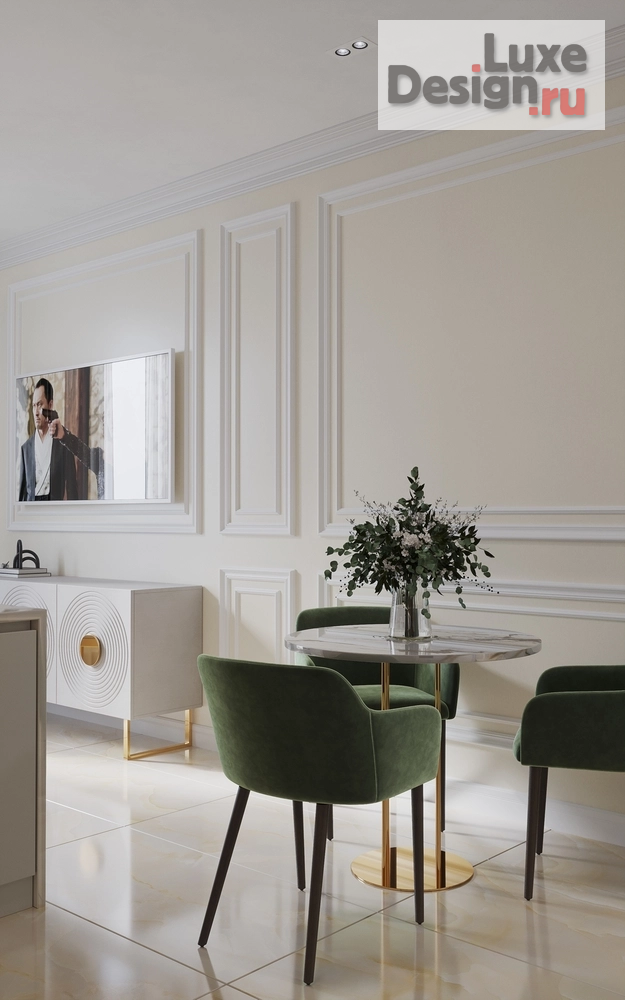 Дизайн интерьера двухкомнатной квартиры "ЖК "ЗИЛАРТ"" (фото 3)