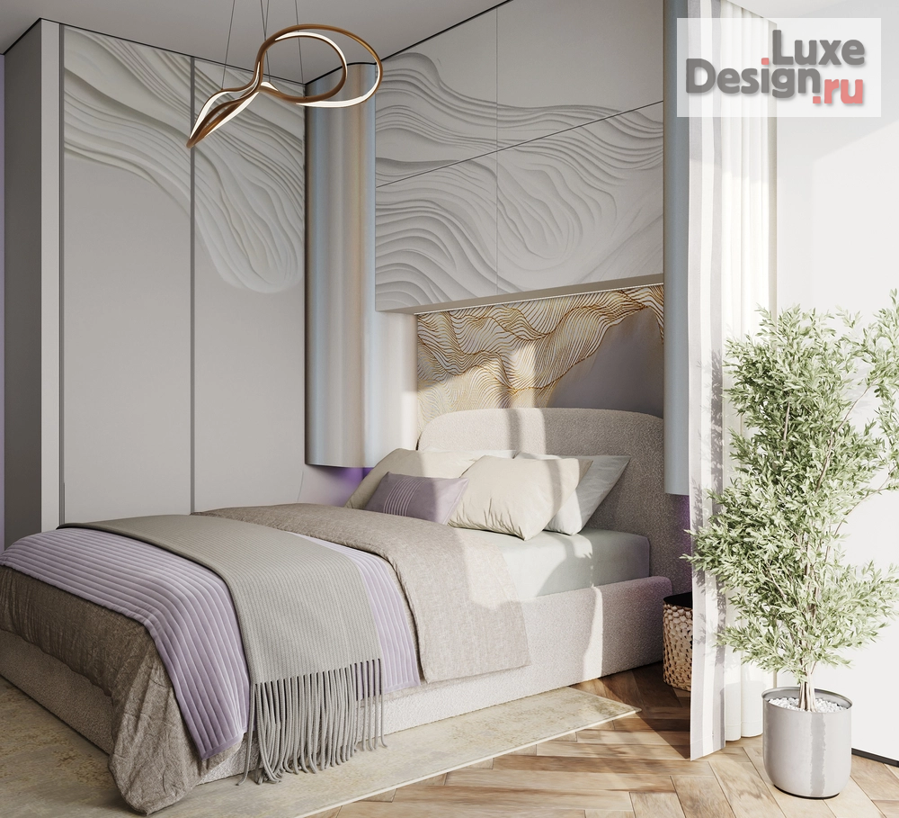 Дизайн интерьера однокомнатной квартиры "Проект 1-комнатной квартиры МЫ МЕЧТАТЕЛИ PROJECT" (фото 17)