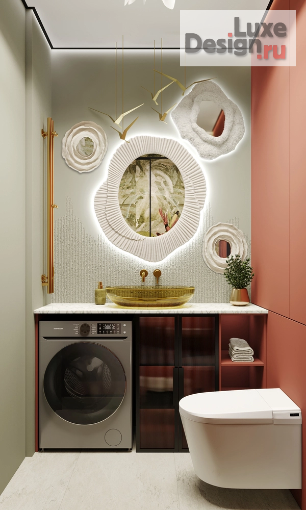 Дизайн интерьера однокомнатной квартиры "Проект 1-комнатной квартиры МЫ МЕЧТАТЕЛИ PROJECT" (фото 19)