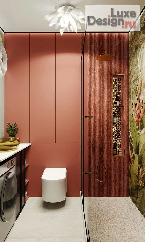 Дизайн интерьера однокомнатной квартиры "Проект 1-комнатной квартиры МЫ МЕЧТАТЕЛИ PROJECT" (фото 20)