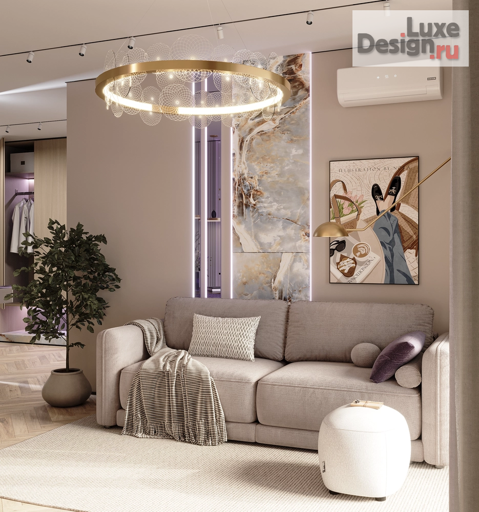 Дизайн интерьера трехкомнатной квартиры "Проект квартиры SPRING FEVER PROJECT " (фото 4)