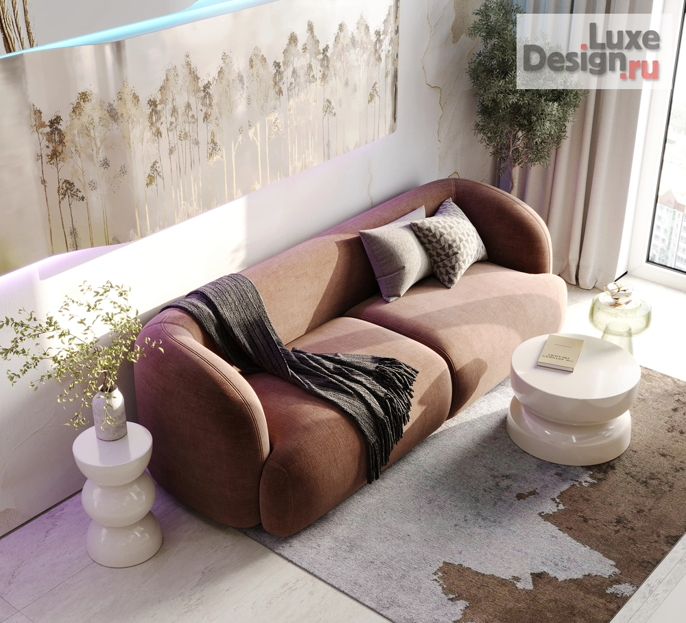 Дизайн интерьера однокомнатной квартиры "Проект 1-комнатной квартиры МЫ МЕЧТАТЕЛИ PROJECT" (фото 4)