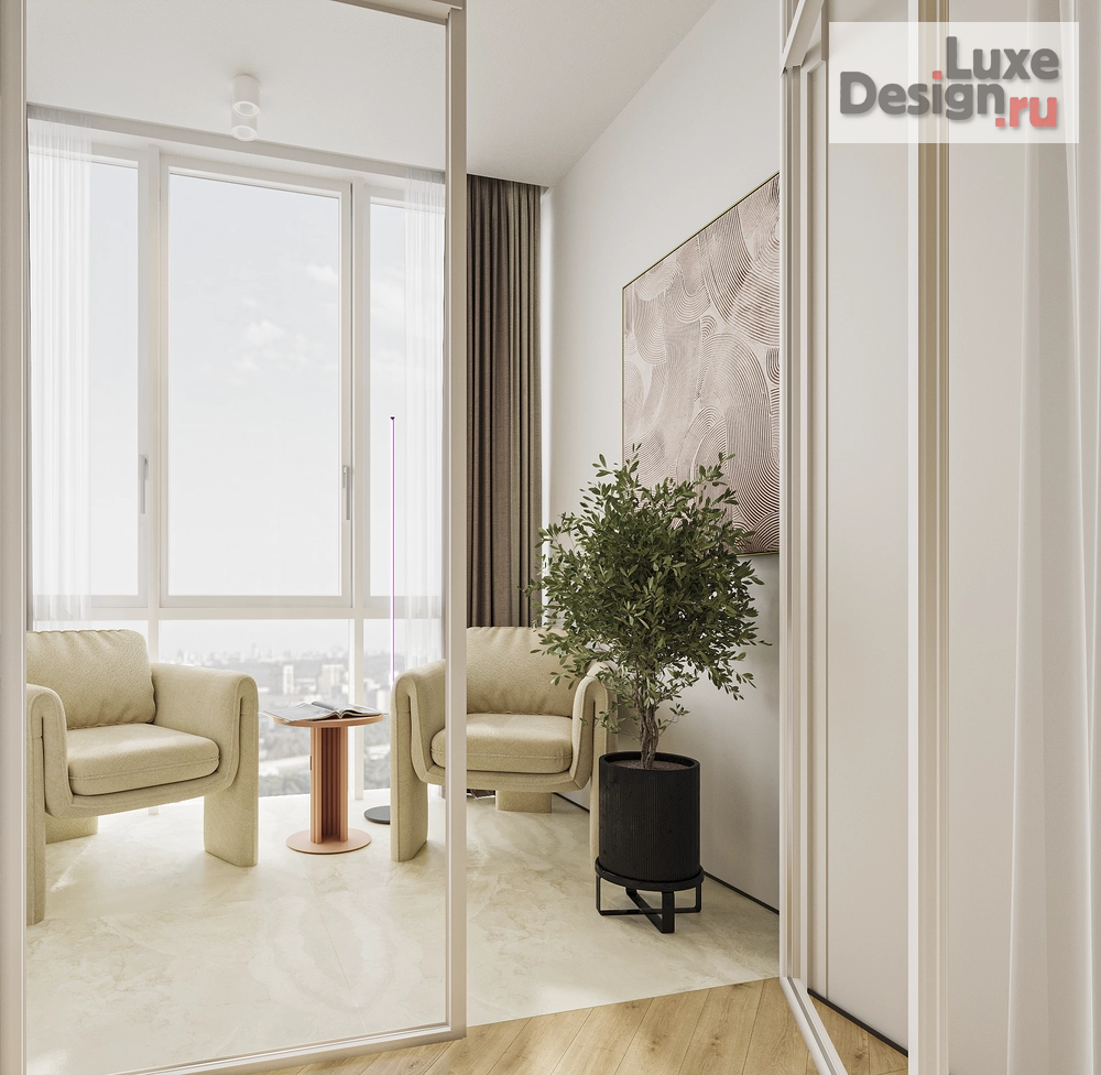 Дизайн интерьера однокомнатной квартиры "Дизайн-проект для 1-комнатной квартиры в Мегаполис-парке" (фото 14)