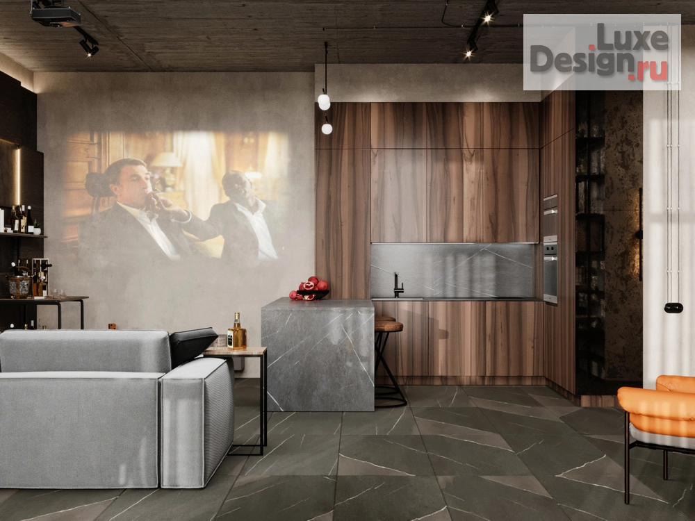 Дизайн интерьера двухкомнатной квартиры "Проект 2-комнатной квартиры NE GOLD PROJECT" (фото 12)