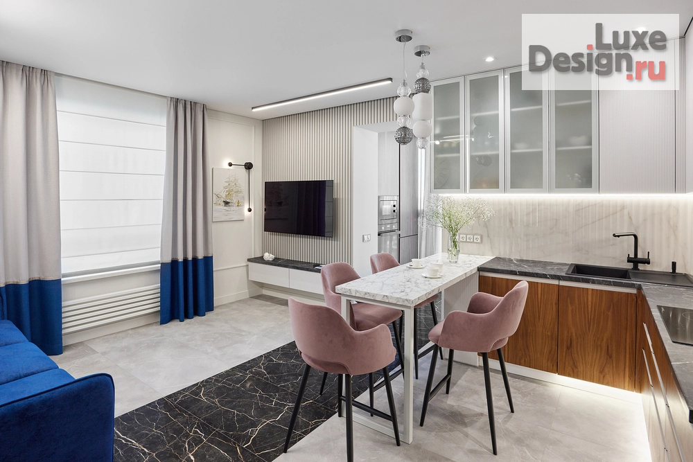 Дизайн интерьера двухкомнатной квартиры "Дизайн интерьера двухкомнатной квартиры "Проект 2-комнатной квартиры LIFE LOVE SHINE"" (фото 12)