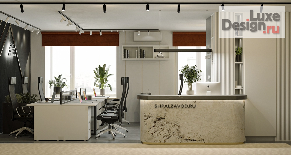 Дизайн интерьера офиса "Офисные помещения SPALZAVOD" (фото 2)