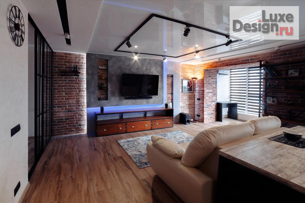 Дизайн интерьера однокомнатной квартиры "LITE LOFT - проект 1-комнатной квартиры" (фото 14)