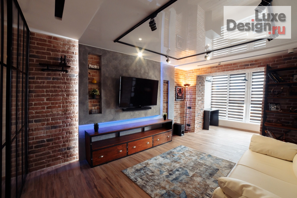 Дизайн интерьера однокомнатной квартиры "LITE LOFT - проект 1-комнатной квартиры" (фото 15)