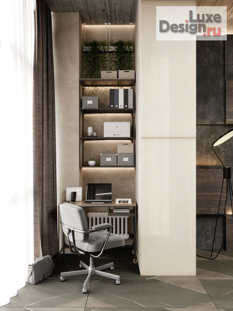 Дизайн интерьера двухкомнатной квартиры "Проект 2-комнатной квартиры NE GOLD PROJECT" (фото 16)