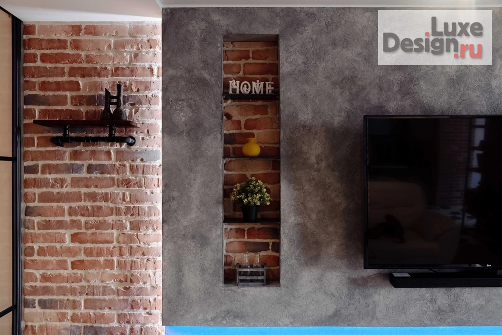 Дизайн интерьера однокомнатной квартиры "LITE LOFT - проект 1-комнатной квартиры" (фото 17)