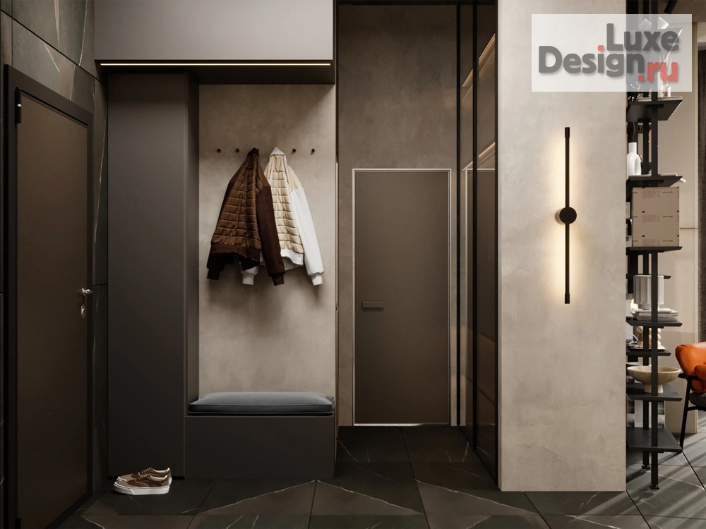 Дизайн интерьера двухкомнатной квартиры "Проект 2-комнатной квартиры NE GOLD PROJECT" (фото 19)