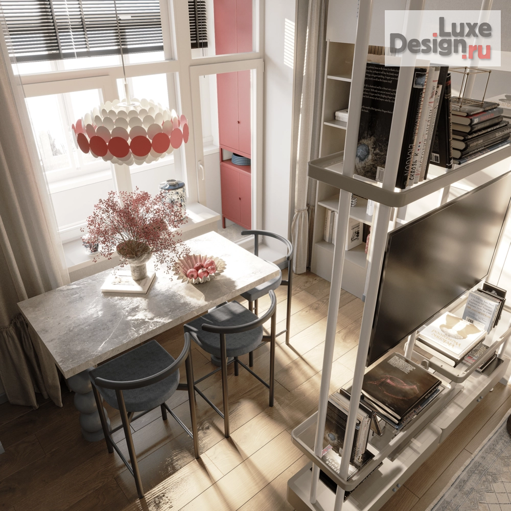 Дизайн интерьера двухкомнатной квартиры "Дизайн-проект двухкомнатной квартиры Silent Spark" (фото 1)