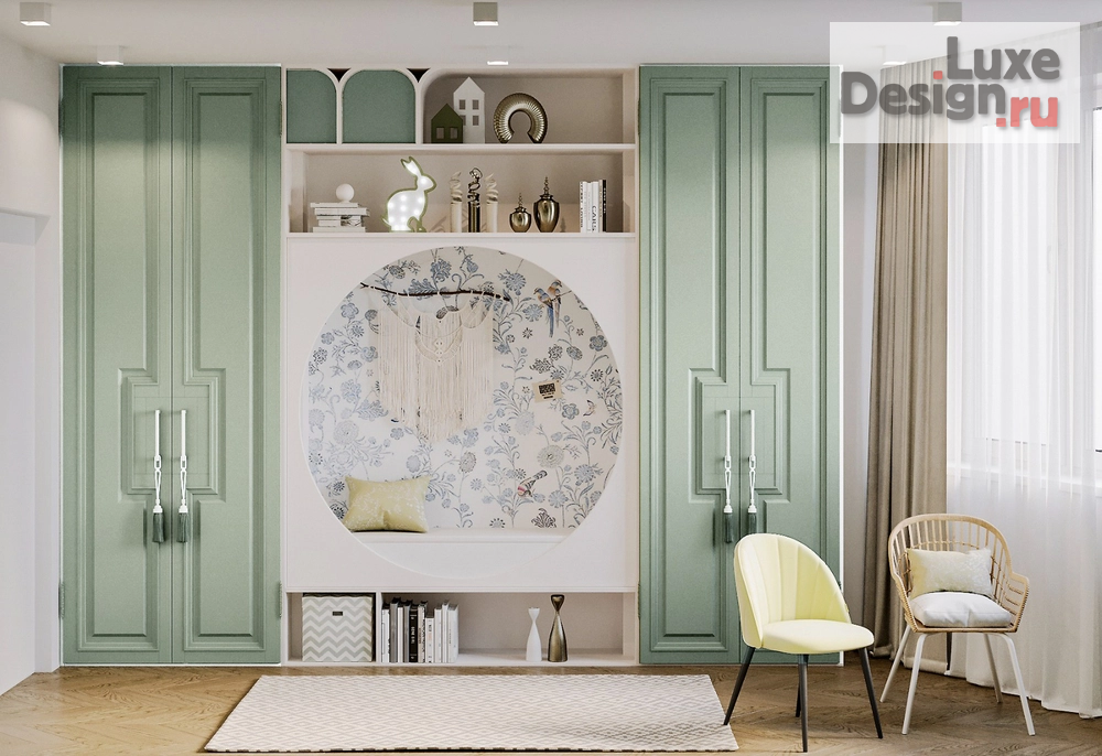 Дизайн интерьера трехкомнатной квартиры "SHANTI VIBE - проект 3х-комнатной квартиры." (фото 17)