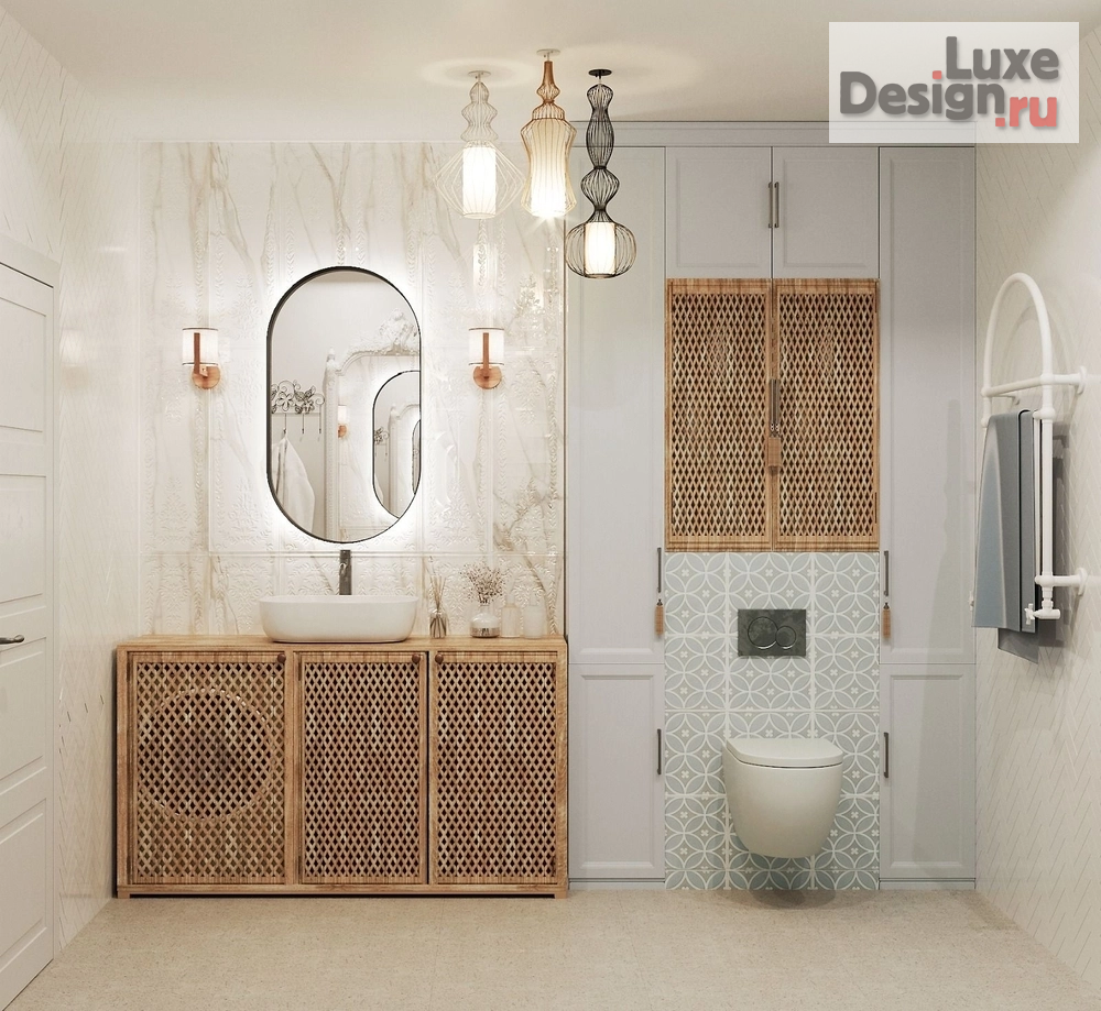 Дизайн интерьера трехкомнатной квартиры "SHANTI VIBE - проект 3х-комнатной квартиры." (фото 20)