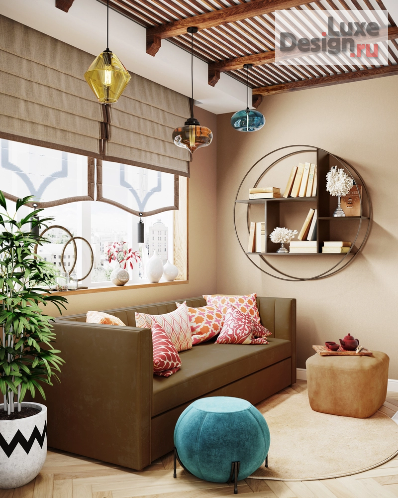 Дизайн интерьера трехкомнатной квартиры "SHANTI VIBE - проект 3х-комнатной квартиры." (фото 2)