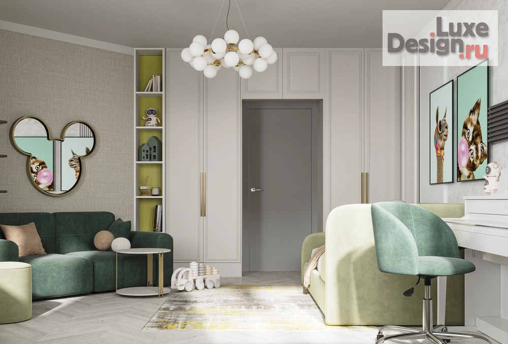 Дизайн интерьера детской "Проект детской комнаты" (фото 2)