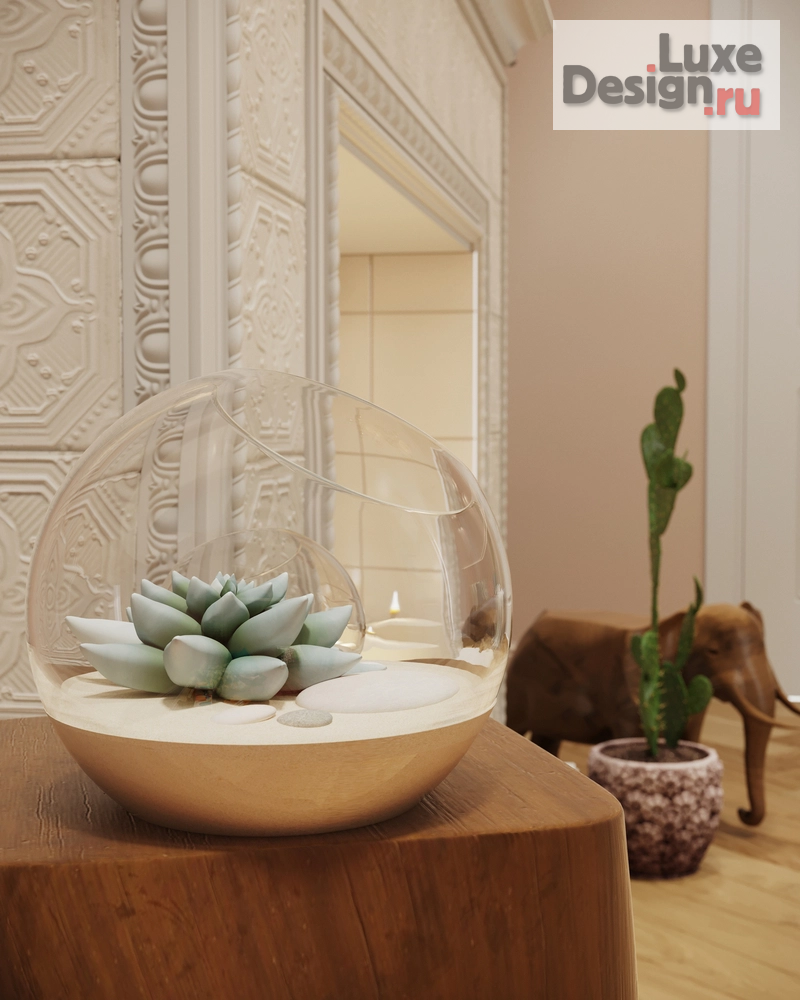 Дизайн интерьера трехкомнатной квартиры "SHANTI VIBE - проект 3х-комнатной квартиры." (фото 25)