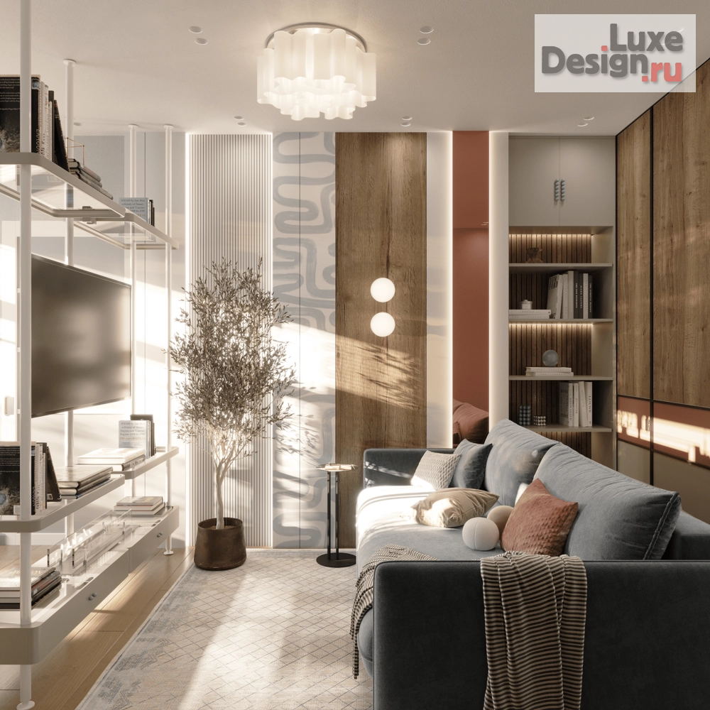 Дизайн интерьера двухкомнатной квартиры "Дизайн-проект двухкомнатной квартиры Silent Spark" (фото 3)