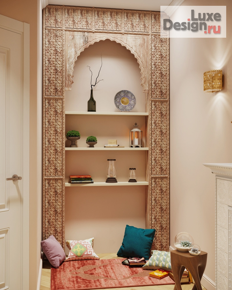 Дизайн интерьера трехкомнатной квартиры "SHANTI VIBE - проект 3х-комнатной квартиры." (фото 27)