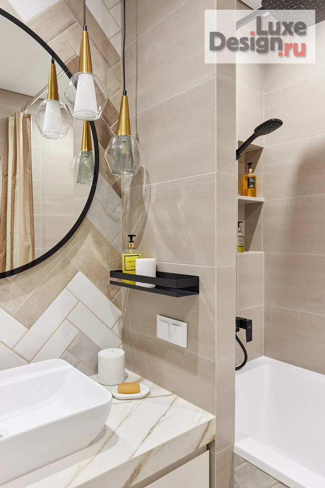 Дизайн интерьера двухкомнатной квартиры "Дизайн интерьера двухкомнатной квартиры "Проект 2-комнатной квартиры LIFE LOVE SHINE"" (фото 34)