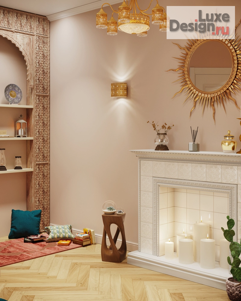 Дизайн интерьера трехкомнатной квартиры "SHANTI VIBE - проект 3х-комнатной квартиры." (фото 29)