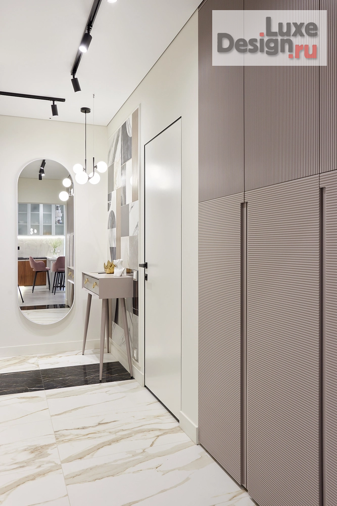 Дизайн интерьера двухкомнатной квартиры "Дизайн интерьера двухкомнатной квартиры "Проект 2-комнатной квартиры LIFE LOVE SHINE"" (фото 3)