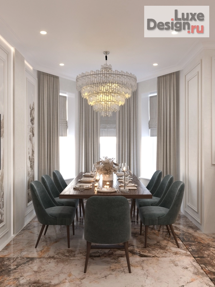 Дизайн интерьера кухни "Проект кухни-гостиной в г. Орел" (фото 1)