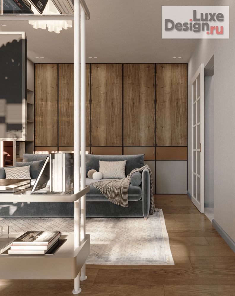 Дизайн интерьера двухкомнатной квартиры "Дизайн-проект двухкомнатной квартиры Silent Spark" (фото 4)