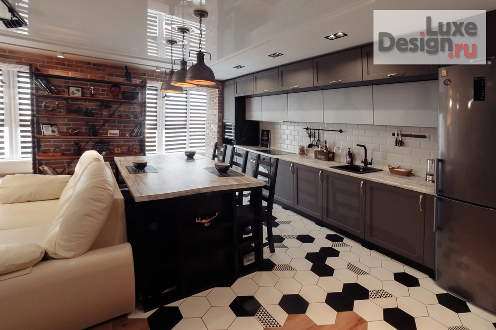 Дизайн интерьера однокомнатной квартиры "LITE LOFT - проект 1-комнатной квартиры" (фото 5)