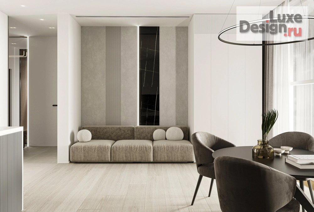 Дизайн интерьера однокомнатной квартиры "Проект 1-комнатной квартиры SPACE FOR TWO" (фото 6)