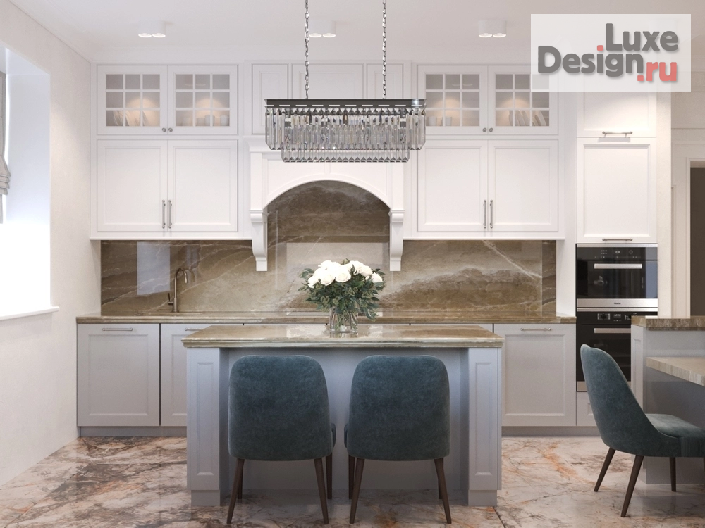 Дизайн интерьера кухни "Проект кухни-гостиной в г. Орел" (фото 3)