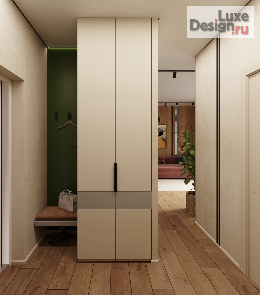 Дизайн интерьера однокомнатной квартиры "Дизайн-проект для 1-комнатной квартиры в ЖК Джаз" (фото 6)