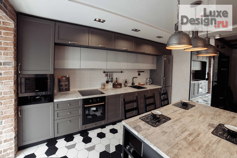 Дизайн интерьера однокомнатной квартиры "LITE LOFT - проект 1-комнатной квартиры" (фото 7)