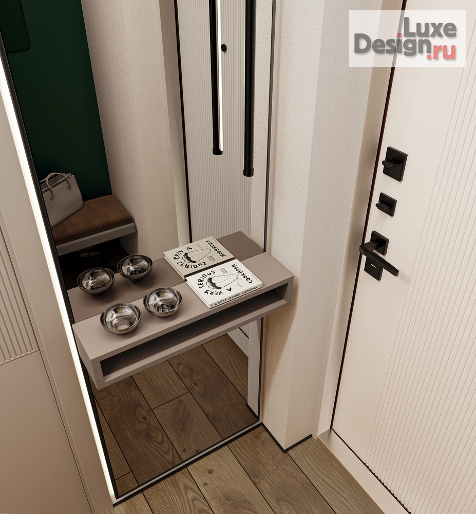 Дизайн интерьера однокомнатной квартиры "Дизайн-проект для 1-комнатной квартиры в ЖК Джаз" (фото 8)