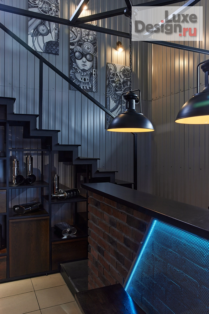 Дизайн интерьера автосалона "Лаундж зона Глушители 32" (фото 9)