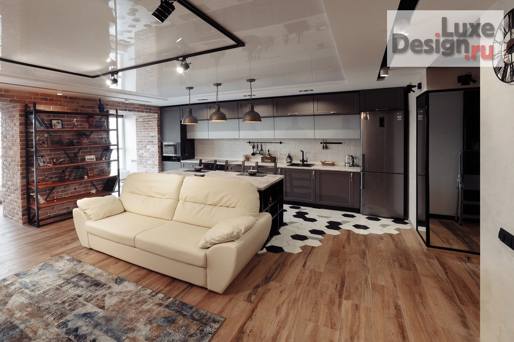 Дизайн интерьера однокомнатной квартиры "LITE LOFT - проект 1-комнатной квартиры" (фото 9)