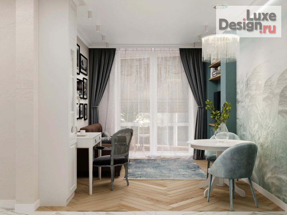 Дизайн интерьера двухкомнатной квартиры "Дизайн-проект квартиры" (фото 6)