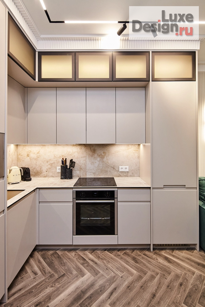 Дизайн интерьера однокомнатной квартиры "LIKE A DIAMOND - проект 1-комнатной квартиры" (фото 5)