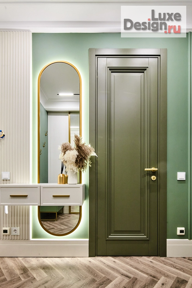 Дизайн интерьера однокомнатной квартиры "LIKE A DIAMOND - проект 1-комнатной квартиры" (фото 1)